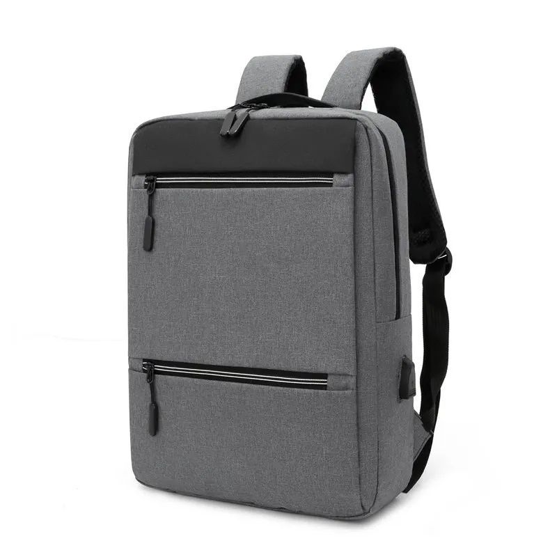 Рюкзак універсальний міський із USB S&T сірий