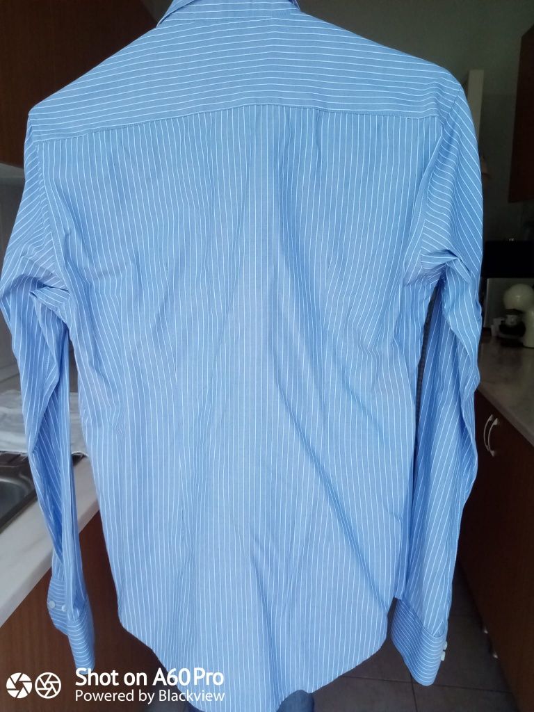 Camisa tam S, Slim Fit