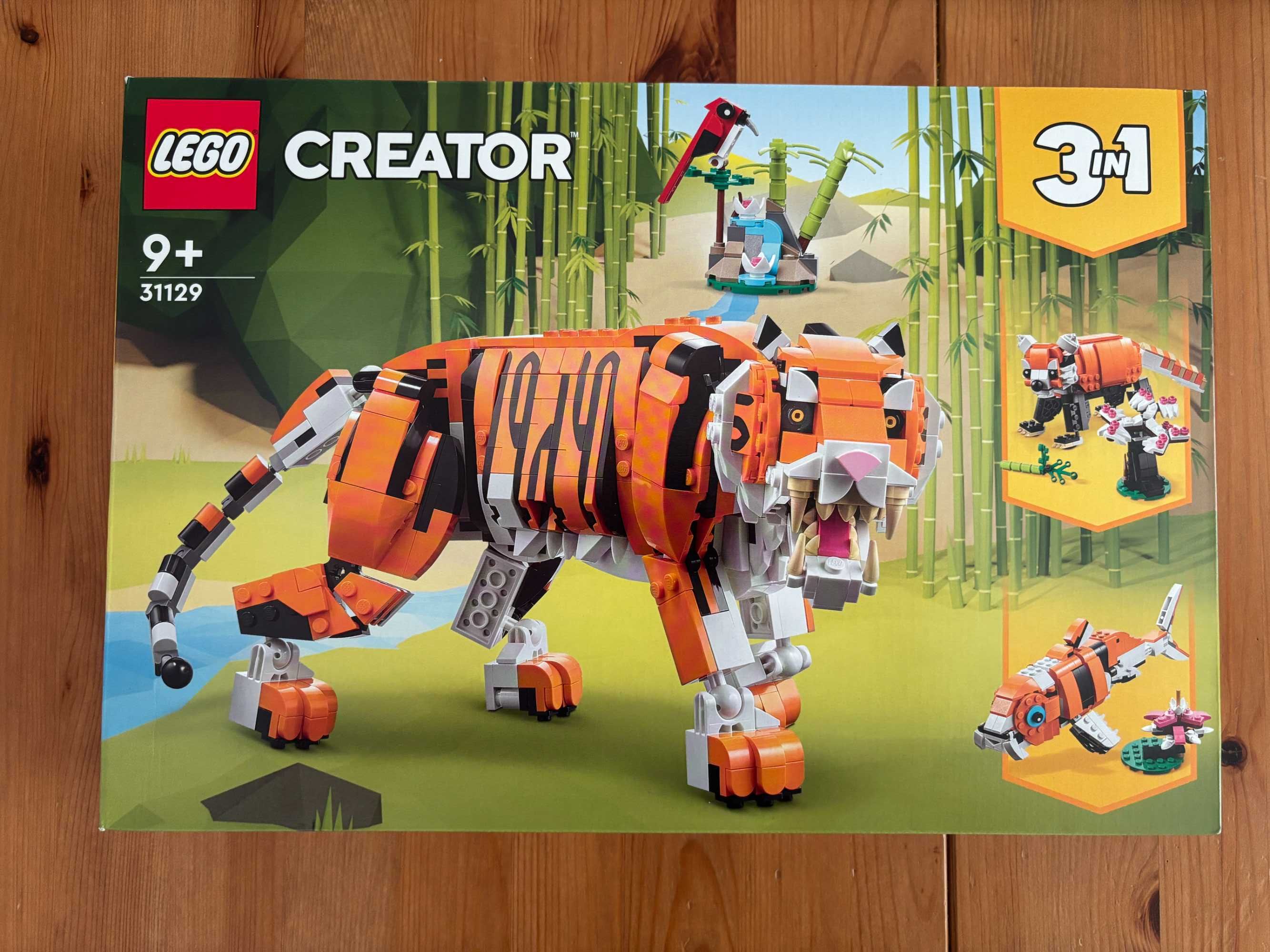 Lego 31129 Tigre Majestoso (Majestic Tiger) 3 em 1 (Novo e Selado)