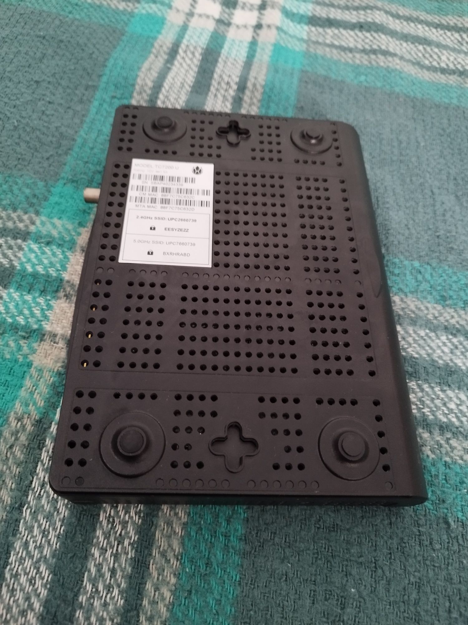Modem router tc7200 u