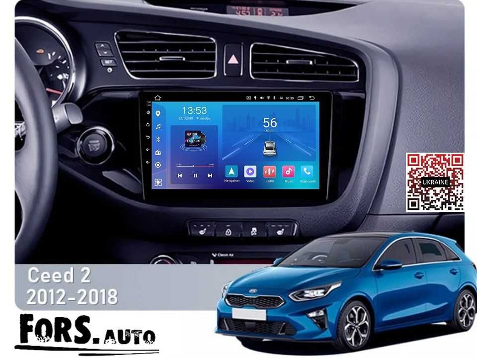 Штатная магнитола FS 1 LITE для Kia Ceed 2 JD (1+32Gb, 9") 2012-2018