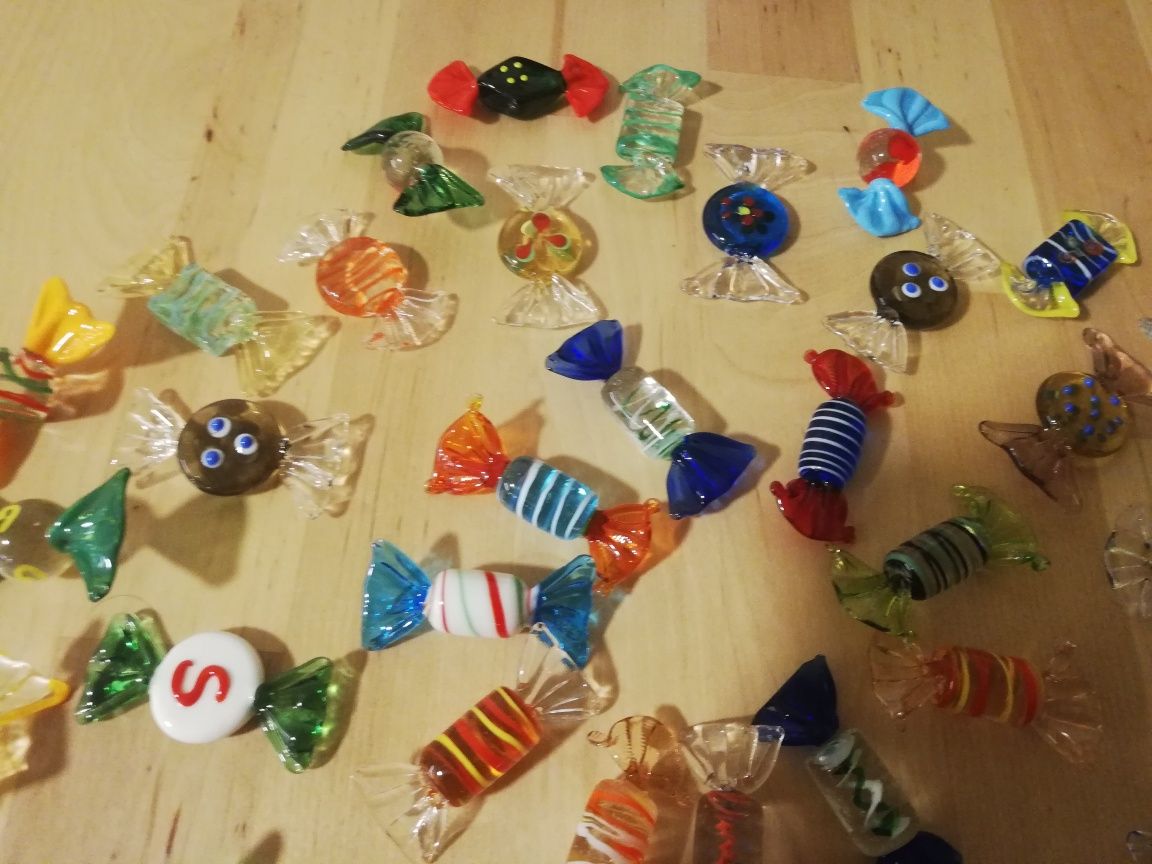 Szklane cukierki szkło artystyczne