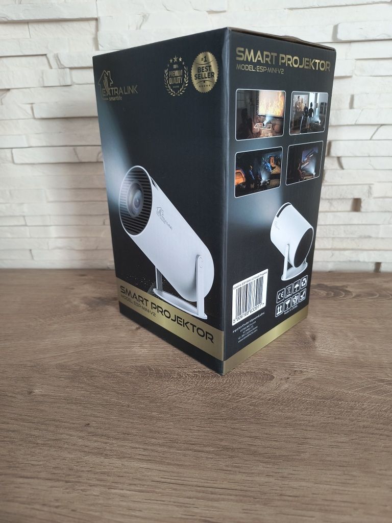 Projektor przenośny Smart Android wifi nowy rzutnik Philips