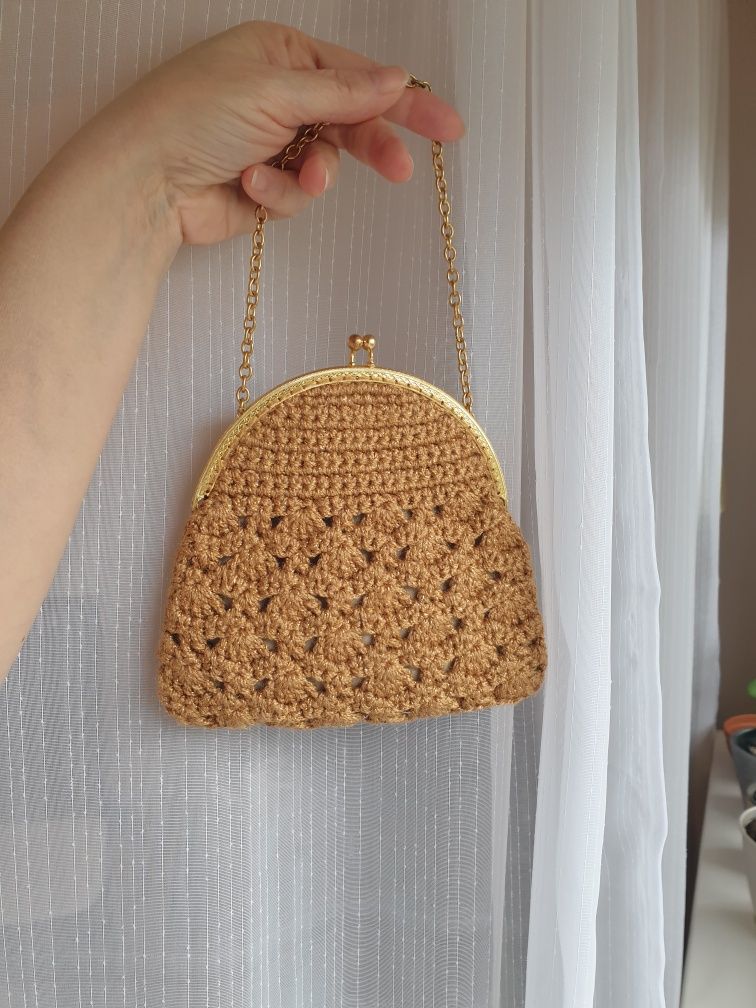 Torebka handmade na szydełku