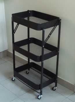Етажерка металева 3 корзини, візок. Тележка. Этажерка.