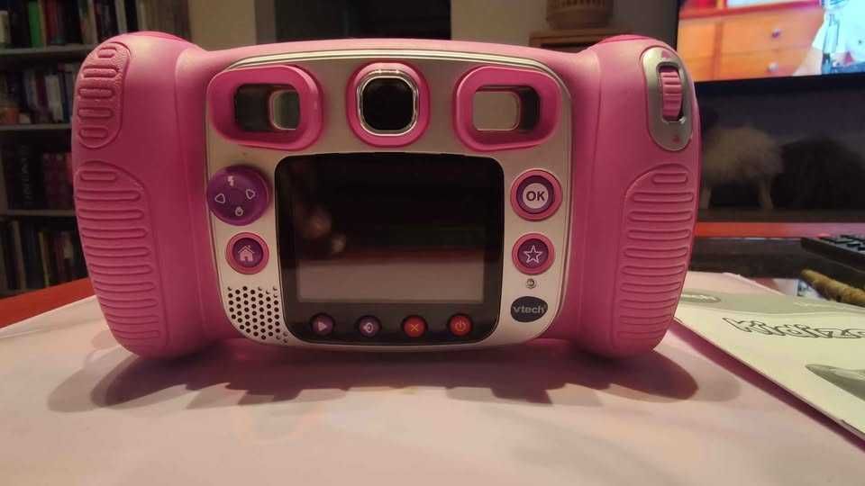 Aparat cyfrowy dla dzieci interaktywny Kidizoom Vtech Duo różowy