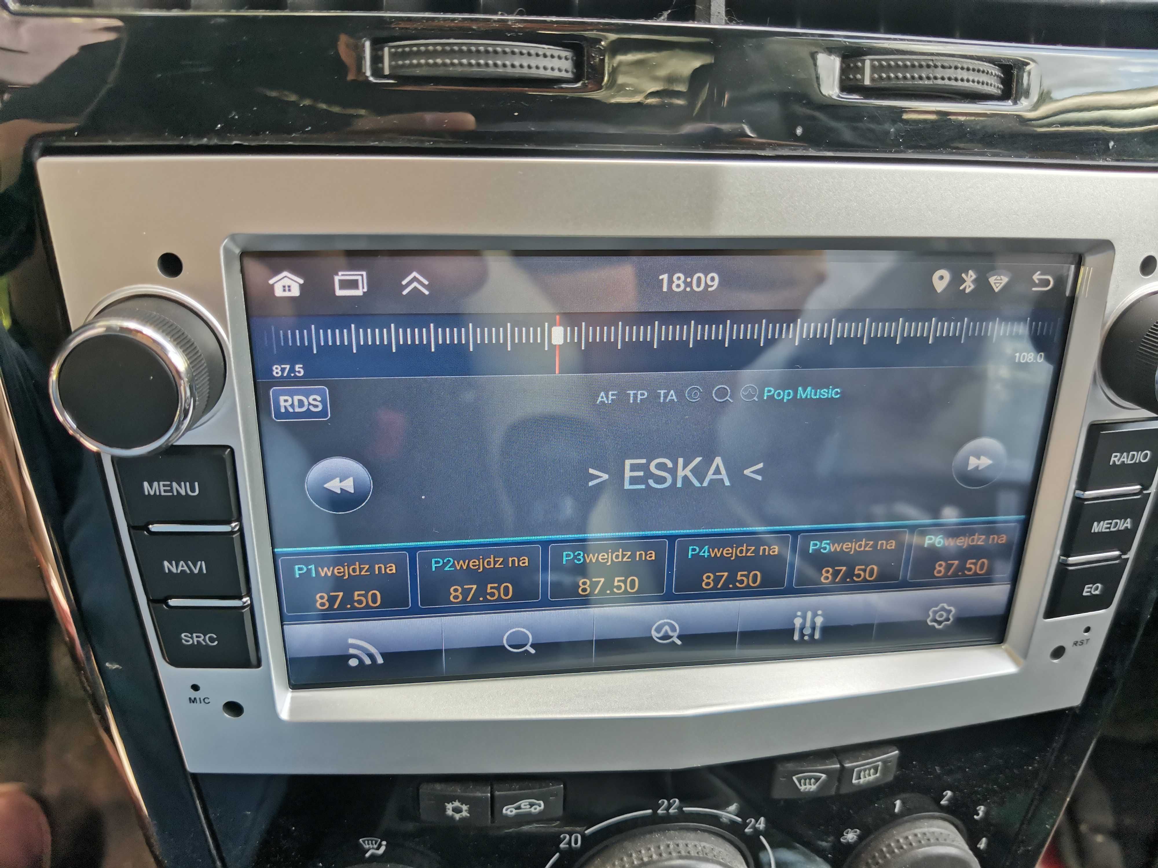 Radio Opel Astra H Android 13 2GB + 32GB GPS Wi-Fi z DSP Super dźwięk
