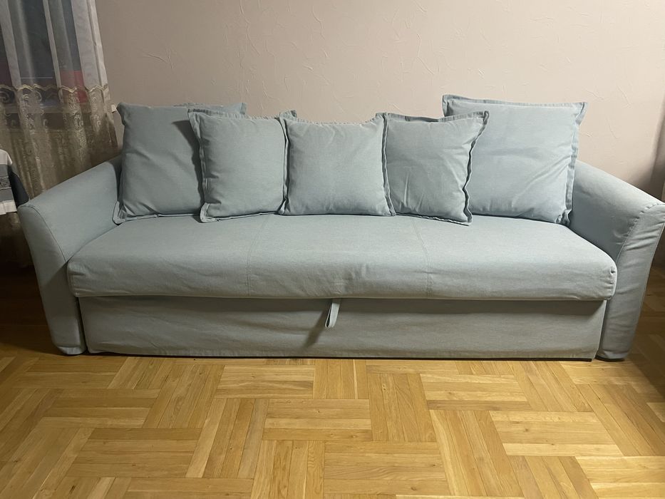 Sofa 3 os HOLMSUND IKEA błękitno-szara transport