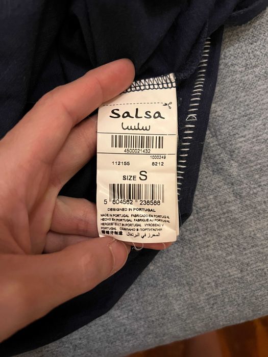 Salsa Denim Hoodie Capuz T-Shirt Original