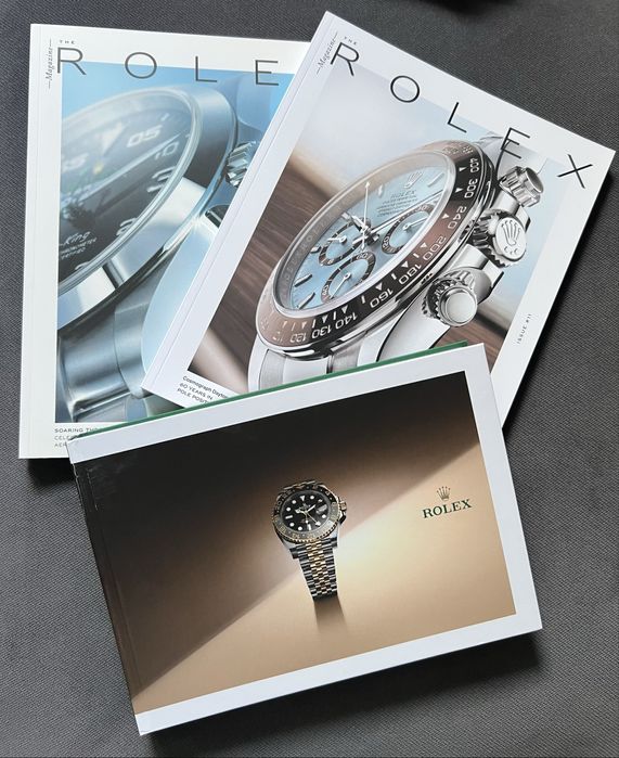 Rolex katalog zestaw zegarek 2023/2024 + magazine 10 i 11
