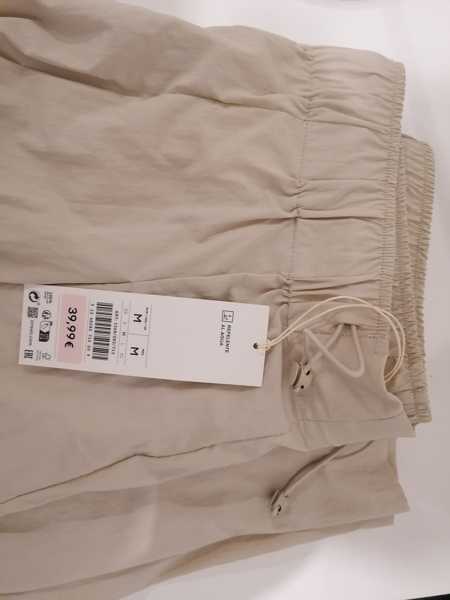Calça larga OYSHO M Repelente Al água