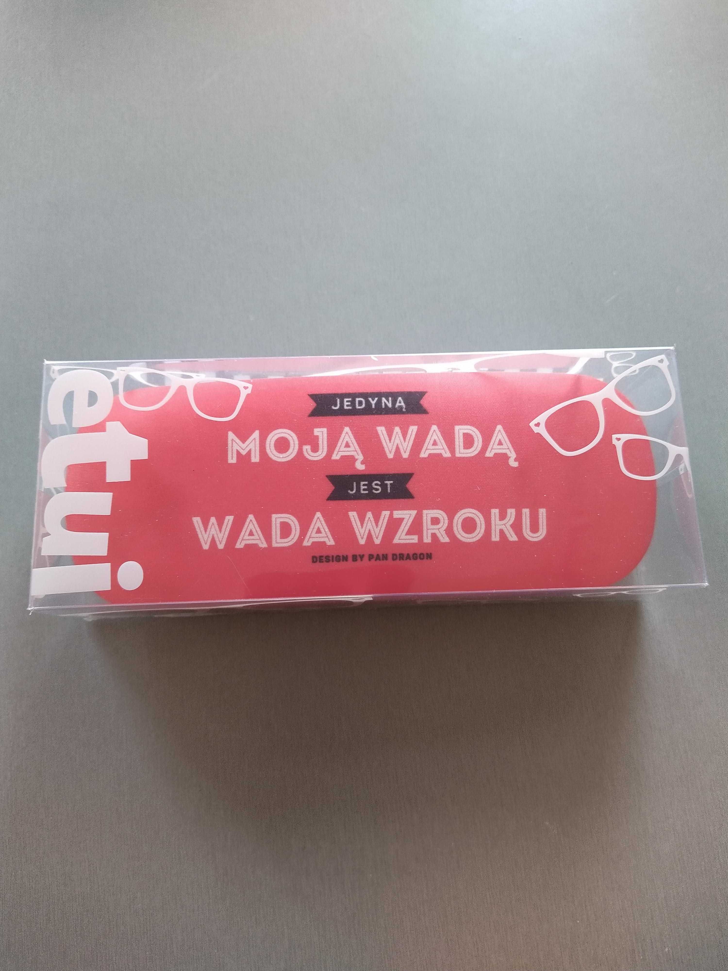 Etui na okulary Jedyną moją wadą jest wada wzroku - Pan Dragon