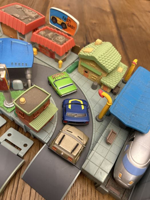 Simple wishes maquete cidade miniatura comboio carrinhos pista