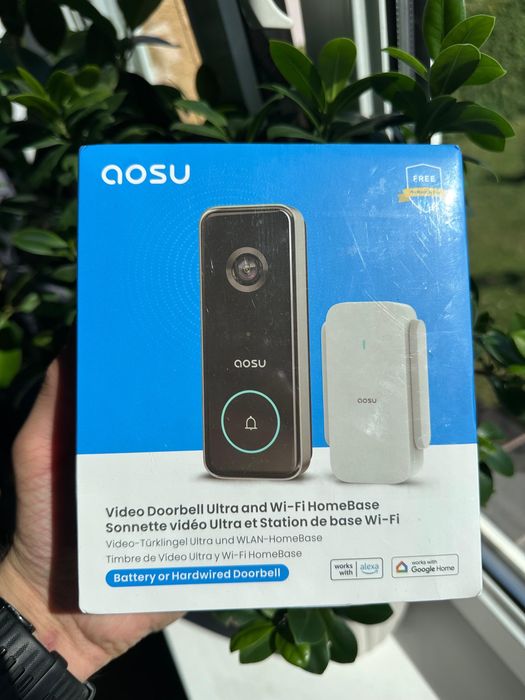 Wideo Domofon IP Aosu 5MP WiFi czarny TOMI-TECH