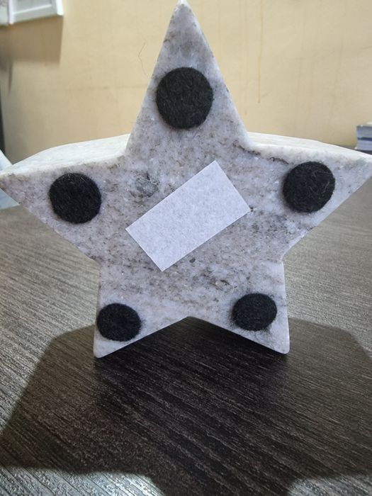 Świecznik pojedyńczy marmur