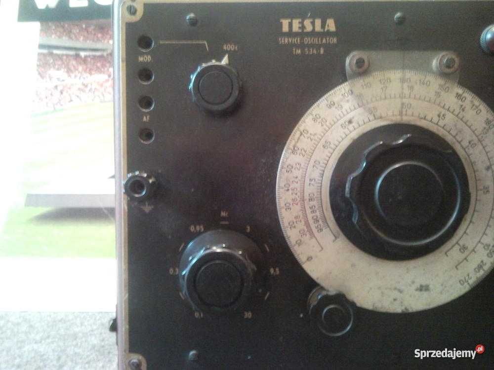 Urządzenie pomiarowe Tesla-534B.Oscylator z 1955r.