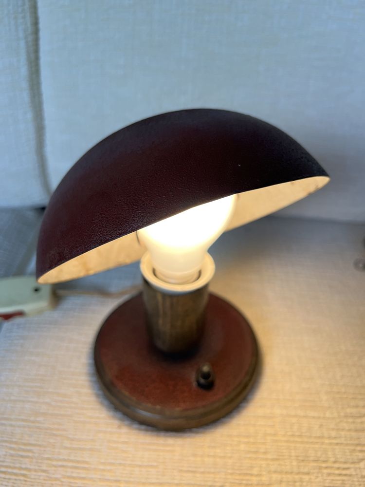 Lampka nocna grzybek PRL