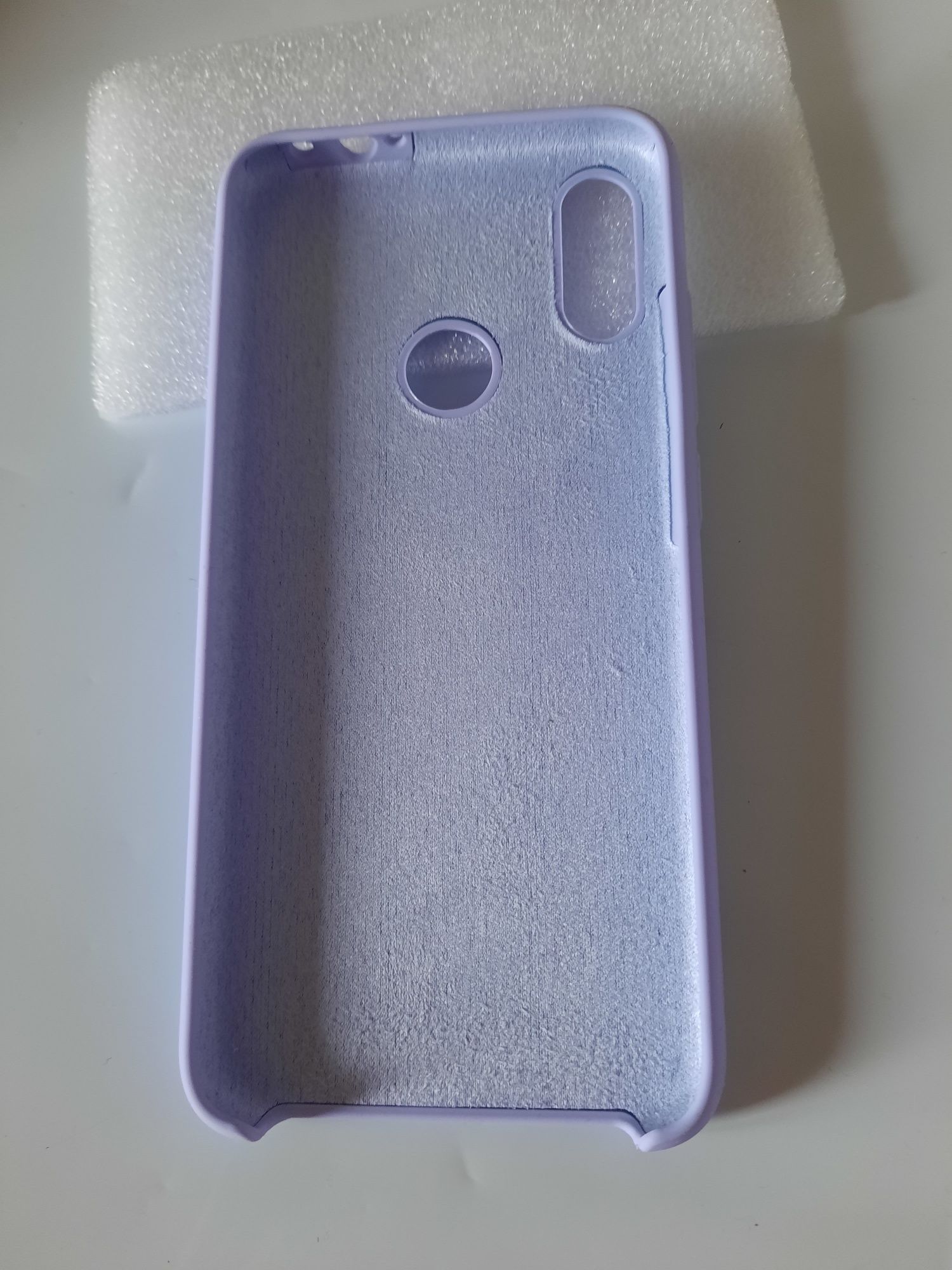 Etui obudowa na Xiaomi Redmi  7 silikon z mikrofibrą