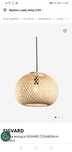 SIGVARD
Lampa wisząca SIGVARD Ś35xW26cm bambus