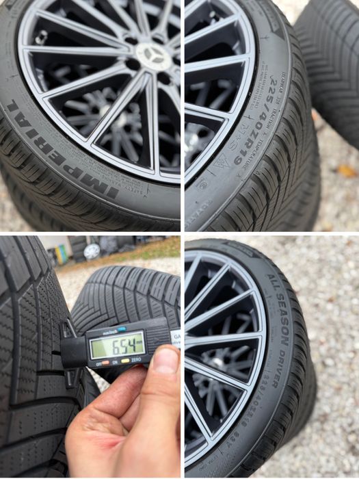 Kiła felgi 5x112 225/40/19 cali Mercedes Audi Volkswagen Skoda