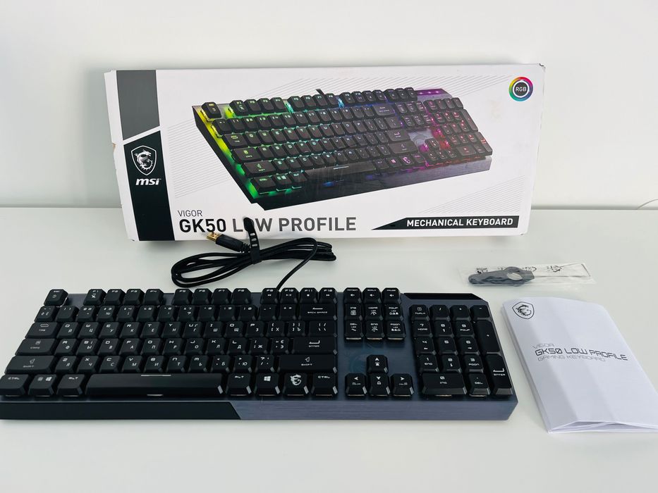 Teclado MSI Vigor GK50 Low Profile Gaming