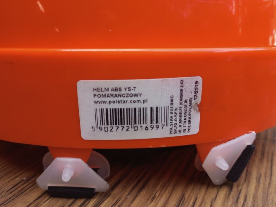 Hełm Kask BHP ABS Polstar 4 pkt. YS-7 rozmiar 53 - 64