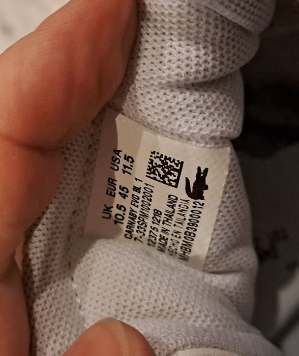 Кросовки від Lacoste і New balance