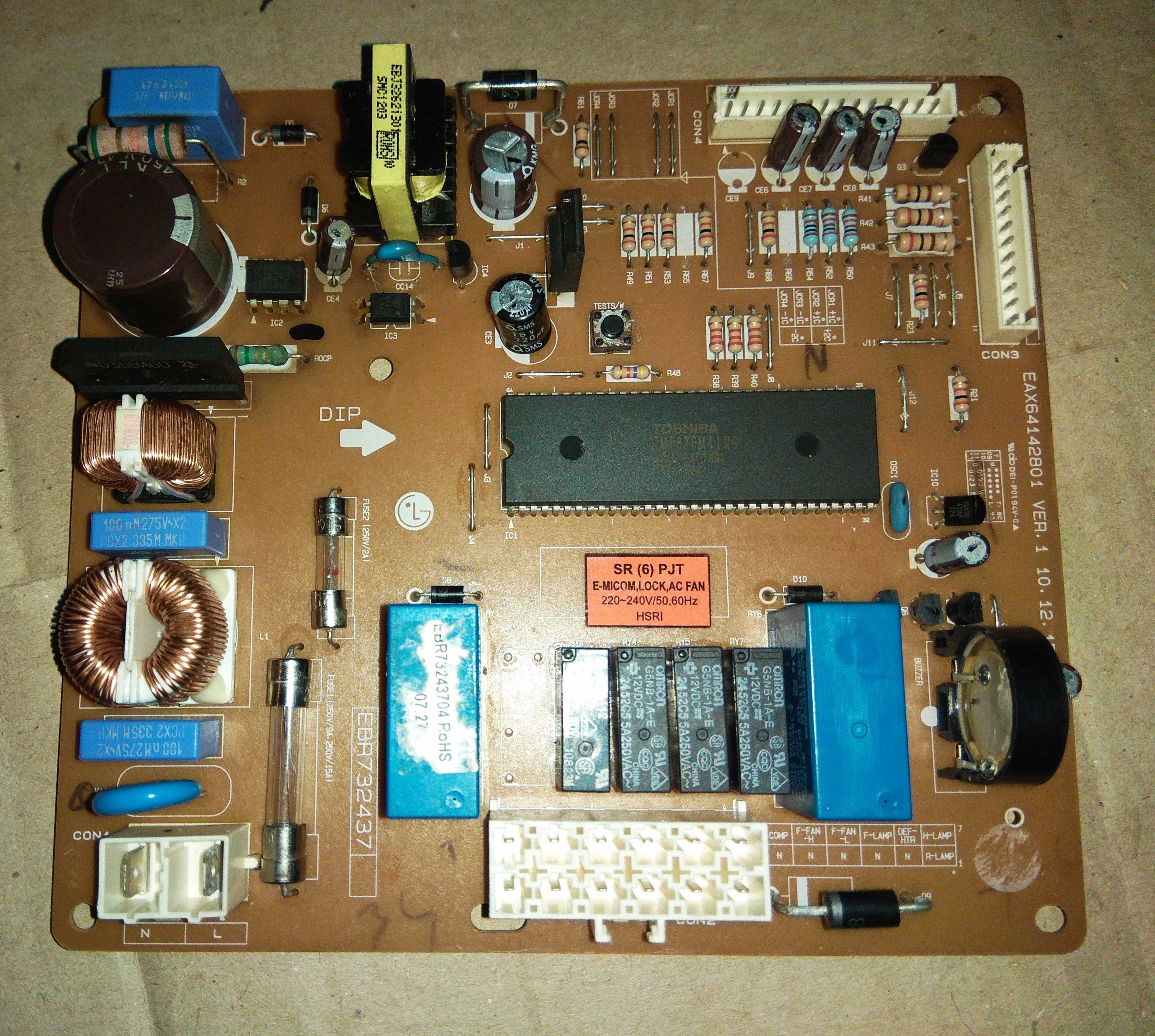 Модуль (плата керування) холодильника LG.  EBR73243704