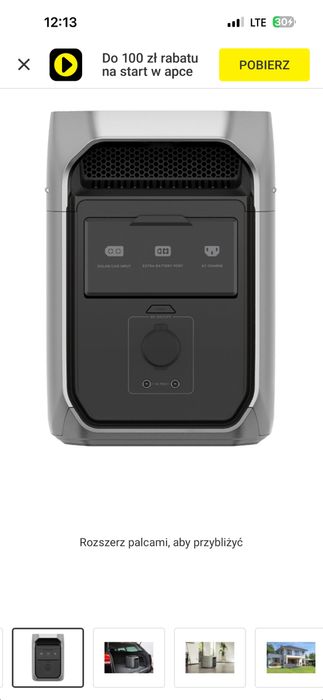 ECOFLOW Delta 3 Plus 1024Wh Bank energii