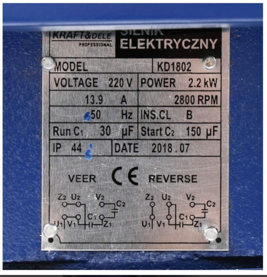 Silnik elektryczny 2,2KW  220V 2800obr.