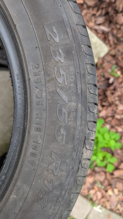 Letnie 235 55 R18 4 sztuki  za 100zł Pirelli Scorpion Verde z rantem.