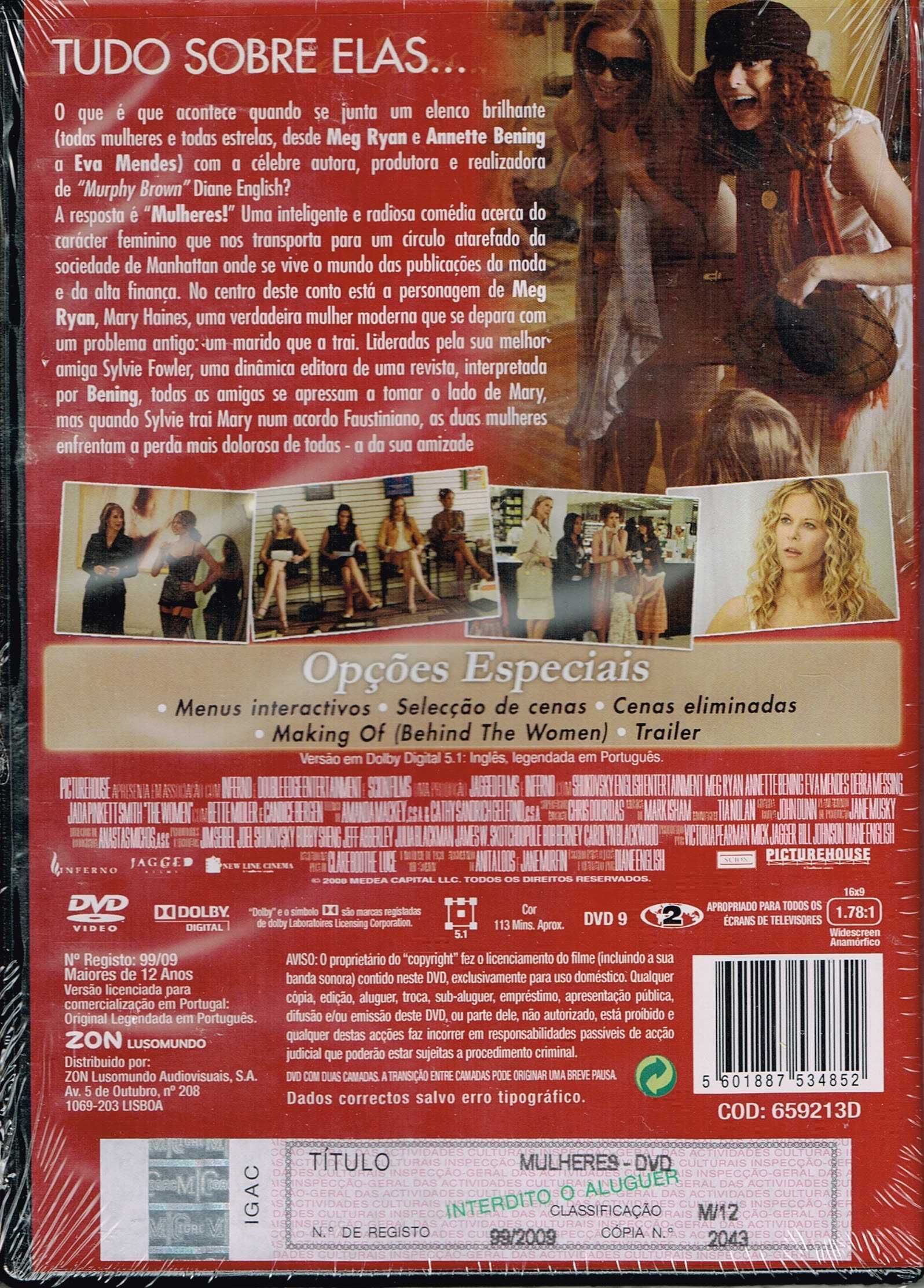 Filme em DVD: Mulheres! The Women - NOVO! SELADO!