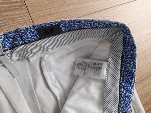 Spodnie męskie bawełniane H&M rozm. 46/S NOWE