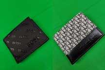 Portfele Meskie Christian Dior portfel Hugo Boss Premium