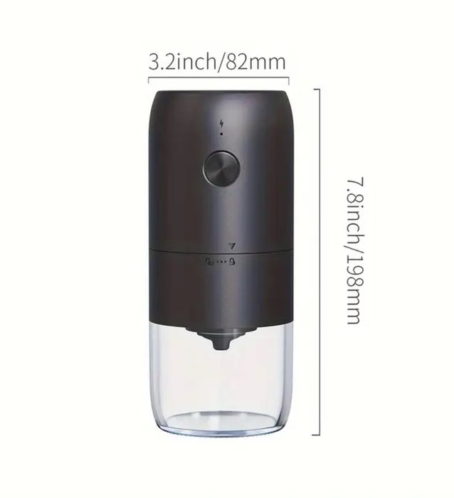 Кофемолка электрическая с регулировкой помола (портативная)