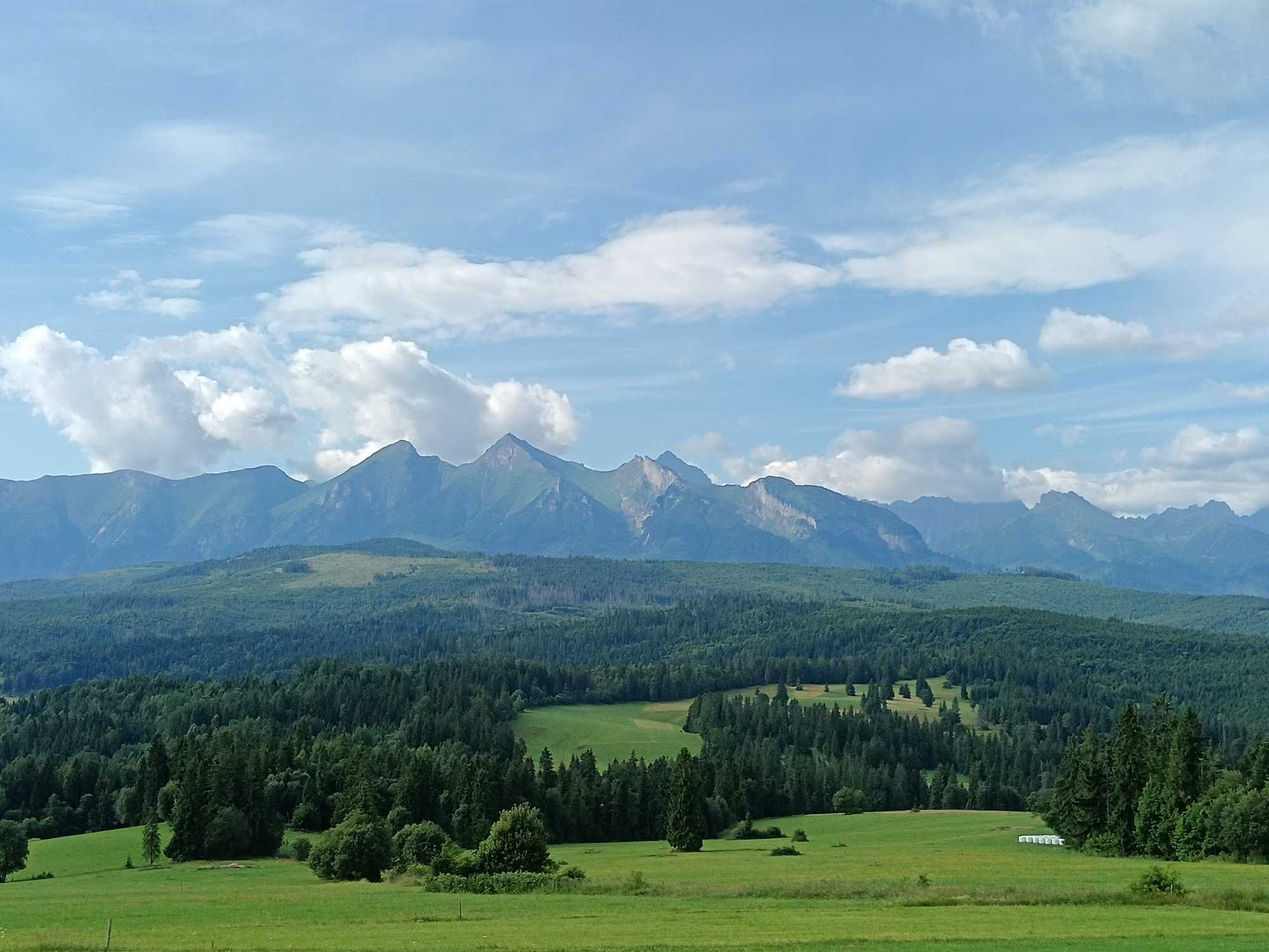 Pokoje Agi w Łapszance z widokiem na  Tatry