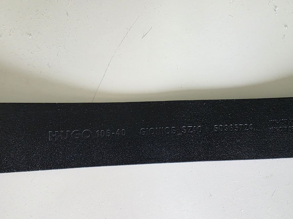 Чоловічий ремінь Hugo Boss 105 см шкіряний