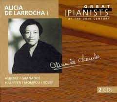 Alicia de Larrocha - "Great Pianists of The 20th Century" CD Duplo