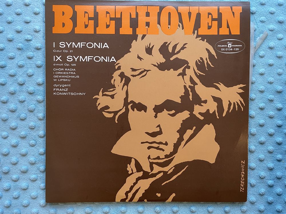 Ludwig Van Bethooven symfonia 1 oraz 9 winyl