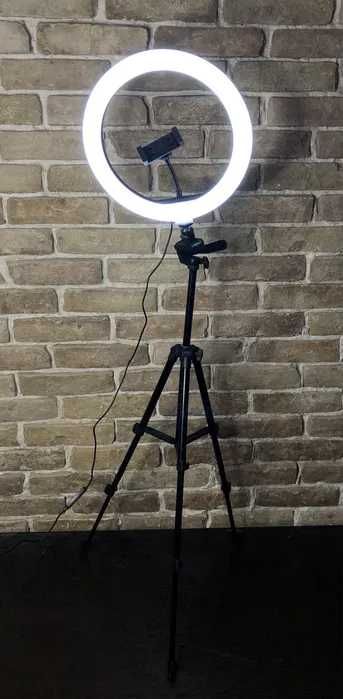 Кольцевая лампа 33 см со штативом 2метр.|РАСПРОДАЖА
