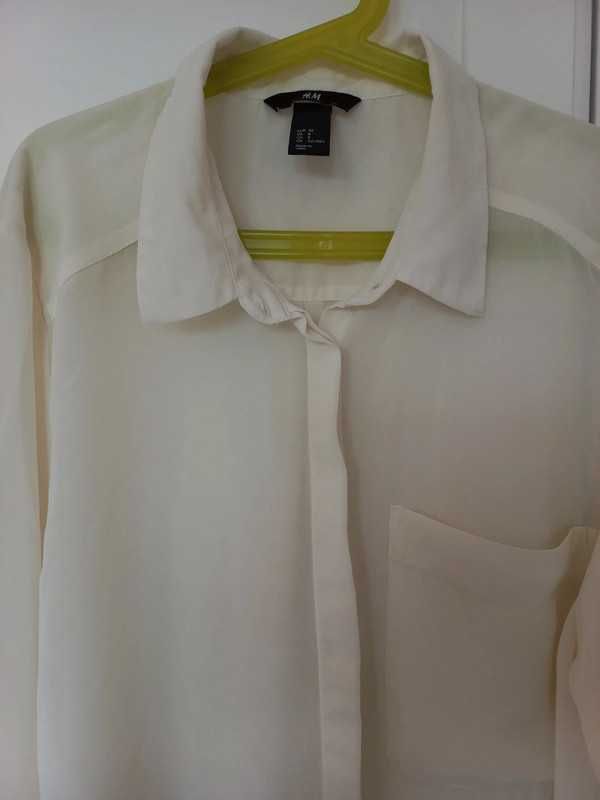 Koszula mgiełka H&M 38 M oversize