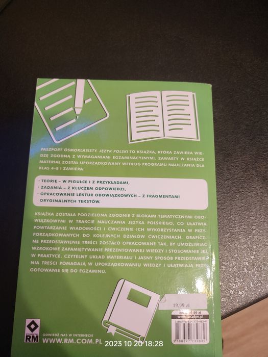 Repetytorium z języka polskiego dla klas 7-8