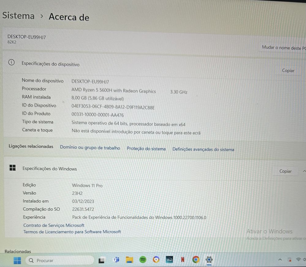 PC gaming Lenovo em muito bom estado