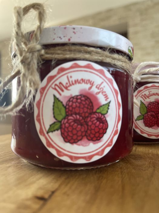 Dżem malinowy pyszny z tegorocznych malin letnich