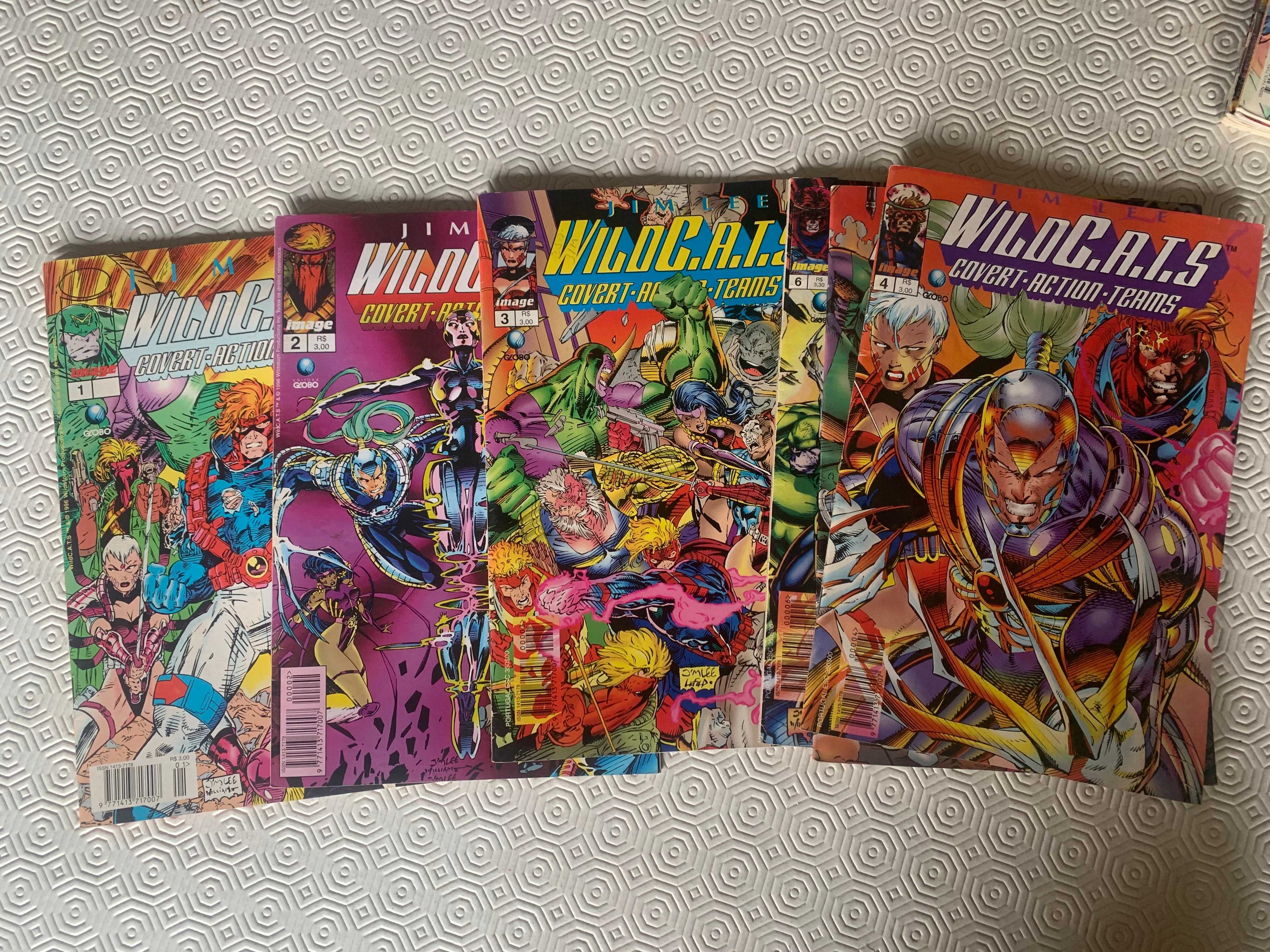 WildC.A.T.S., N.º 1 ao 6 (anos 90, Image Comics, PT-BR)