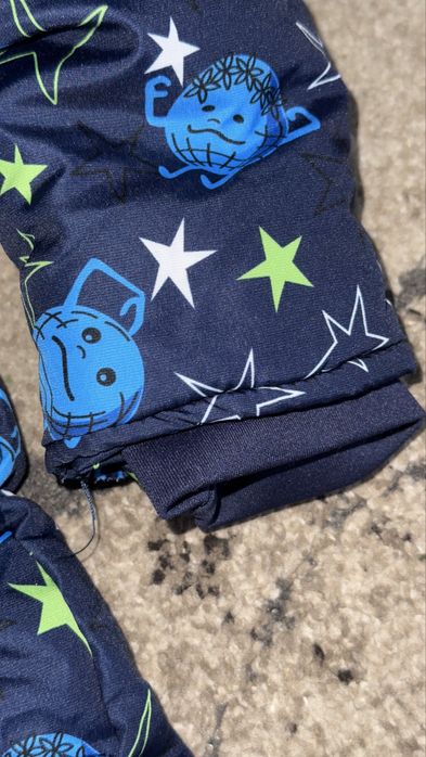 Zimowy kombinezon  dla chlopca ocieplany r.86