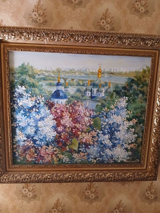 Картина маслом на холсте.