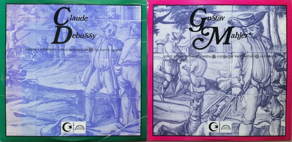2 LPs - Claude Debussy e Gustav Mahler (Ed. Sassetti)