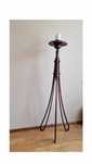 Lampa drewniana ręcznie robiona. 2 sztuki wiszące plus lampa stojaca