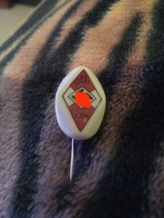 Orginalna odznaka hj porcelanowa